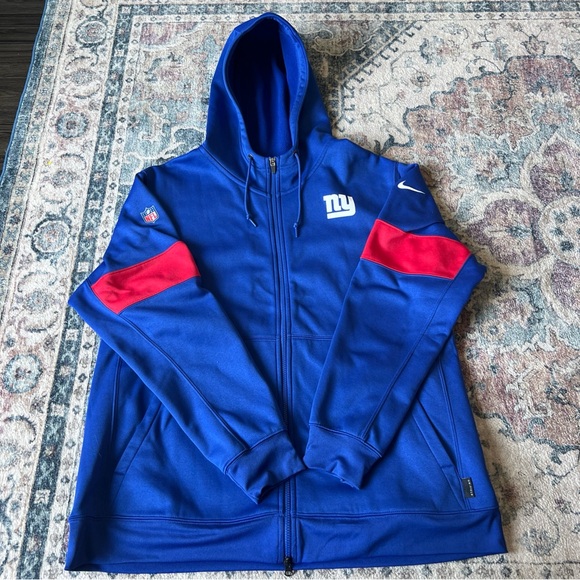 Nike Other - Nike New York Giants On Field Therma Full Zip NFL Hoodie